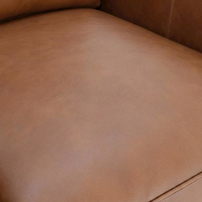 Hardwood Power Recliner Chair, Power Headrest and Lumbar, Dobbs Saddle