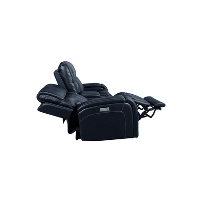 Glenwood Sofa w/Power Recline, Power Head Rests & Power Lumbar (Lay Flat)