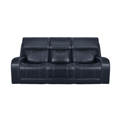 Glenwood Sofa w/Power Recline, Power Head Rests & Power Lumbar (Lay Flat)