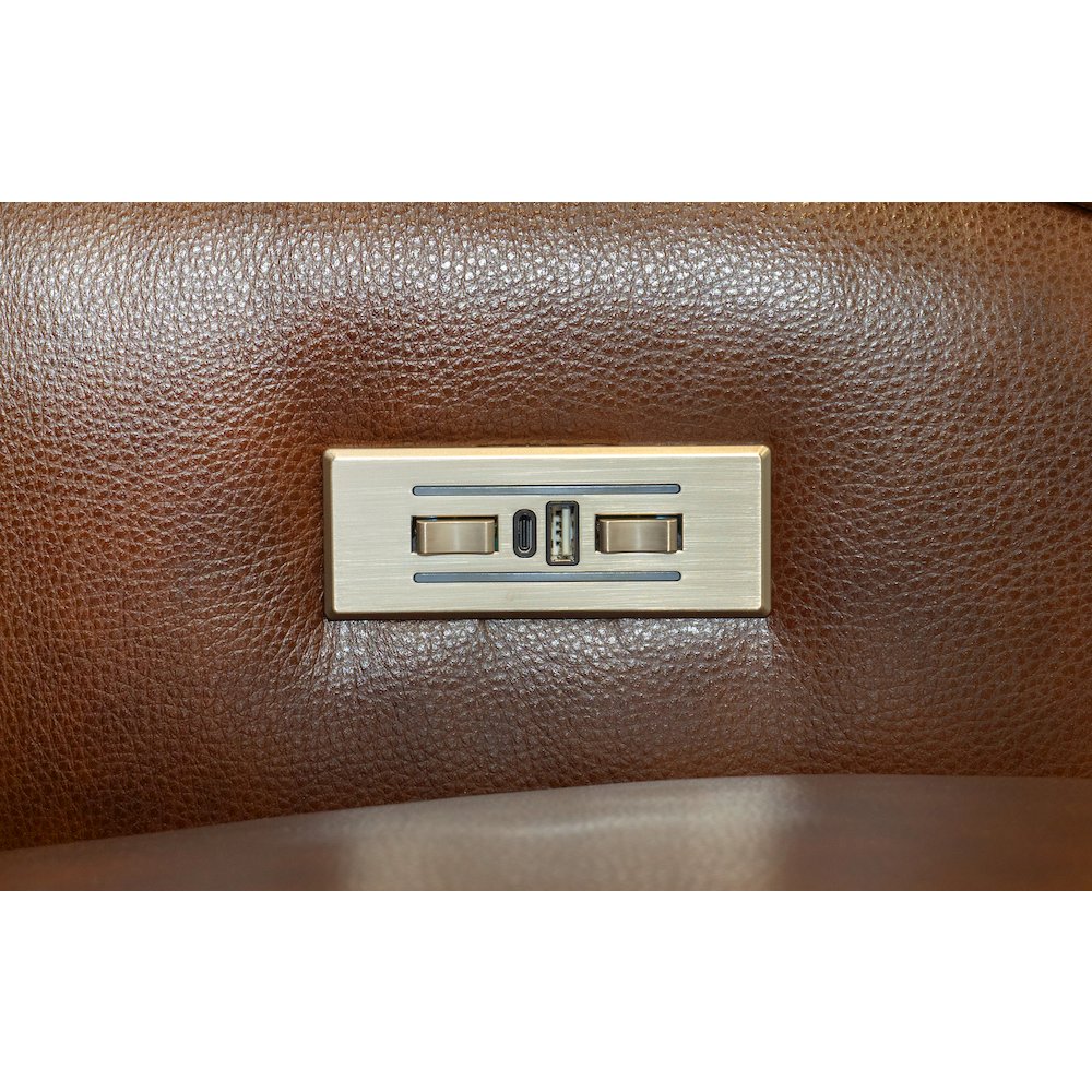 Grady Loveseat Recliner Power Recline, Power Head Rests & Power Lumbar