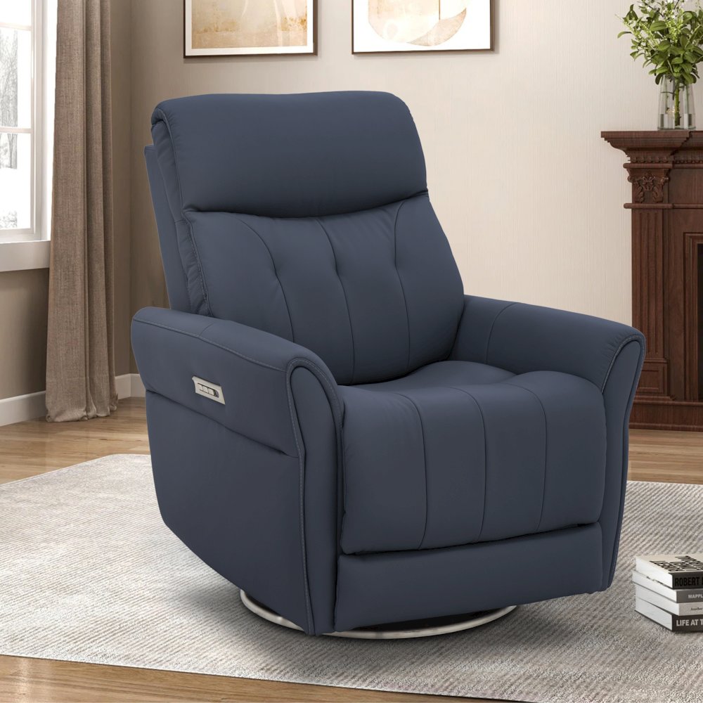Mae Power Swivel Recliner w/Power Head Rest & Power Lumbar