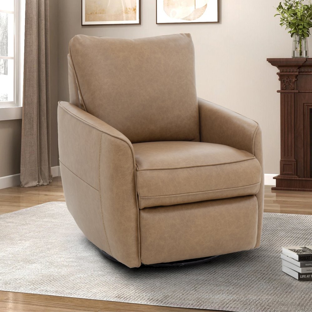 Maple Power Swivel Recliner