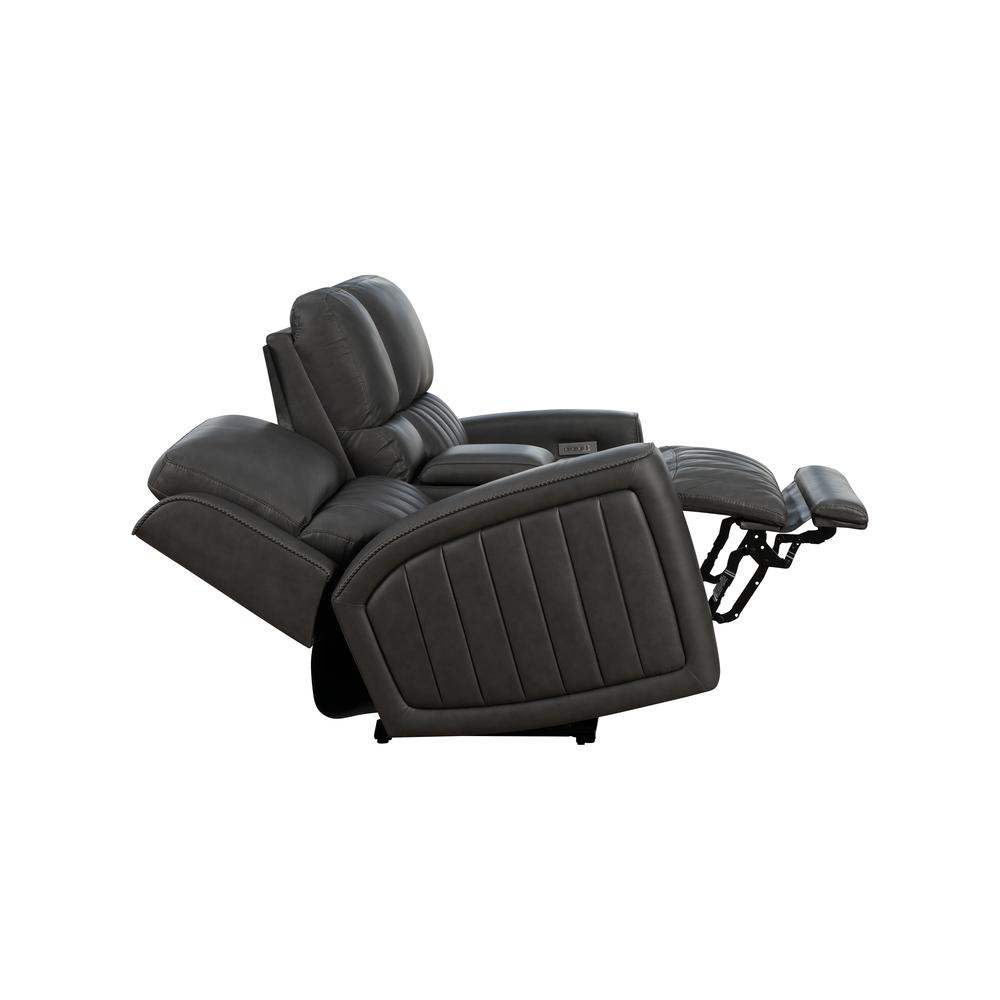 Loveseat w/Power Head Rests, Power Lumbar & Console w/Storage & 2 Cup Holders