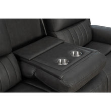 Sofa w/Power Head Rests, Power Lumbar & Drop Down Table w/2 Cup Holders