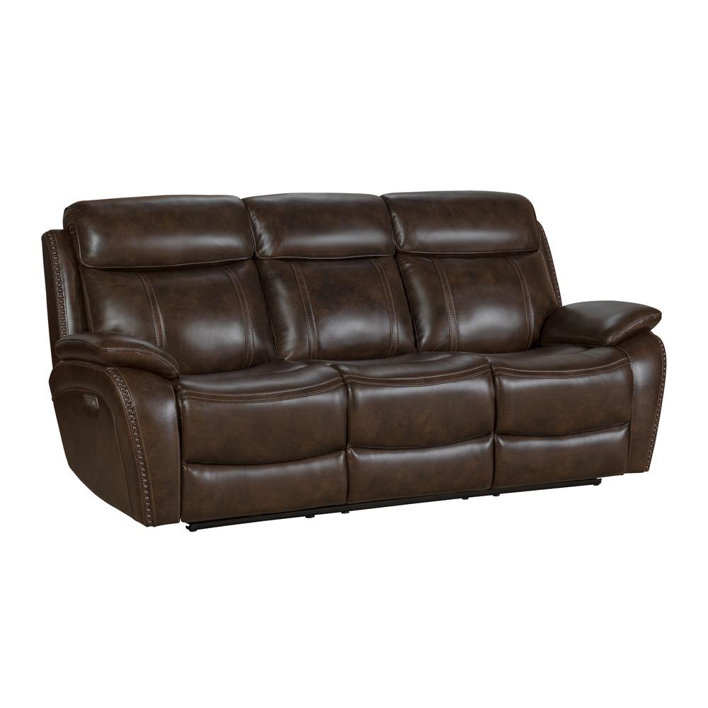 Power Reclining Sofa w/Power Head Rests, Power Lumbar & Drop Down Table (middle)