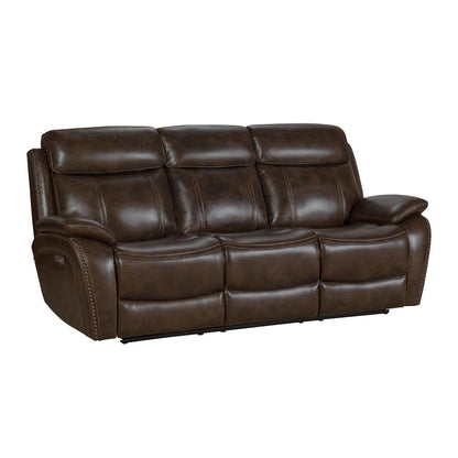 Power Reclining Sofa w/Power Head Rests, Power Lumbar & Drop Down Table (middle)