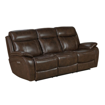 Power Reclining Sofa w/Power Head Rests, Power Lumbar & Drop Down Table (middle)