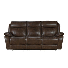 Power Reclining Sofa w/Power Head Rests, Power Lumbar & Drop Down Table (middle)