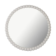 Playful White Wooden Mirror, Belen Kox