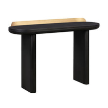Black minimalist desk with adjustable shelf and sleek leg design