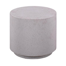 Speckled Terrazzo Side Table with Adjustable Shelf and Modern Design