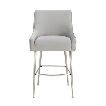 Luxe Grey Counter Stool, Belen Kox