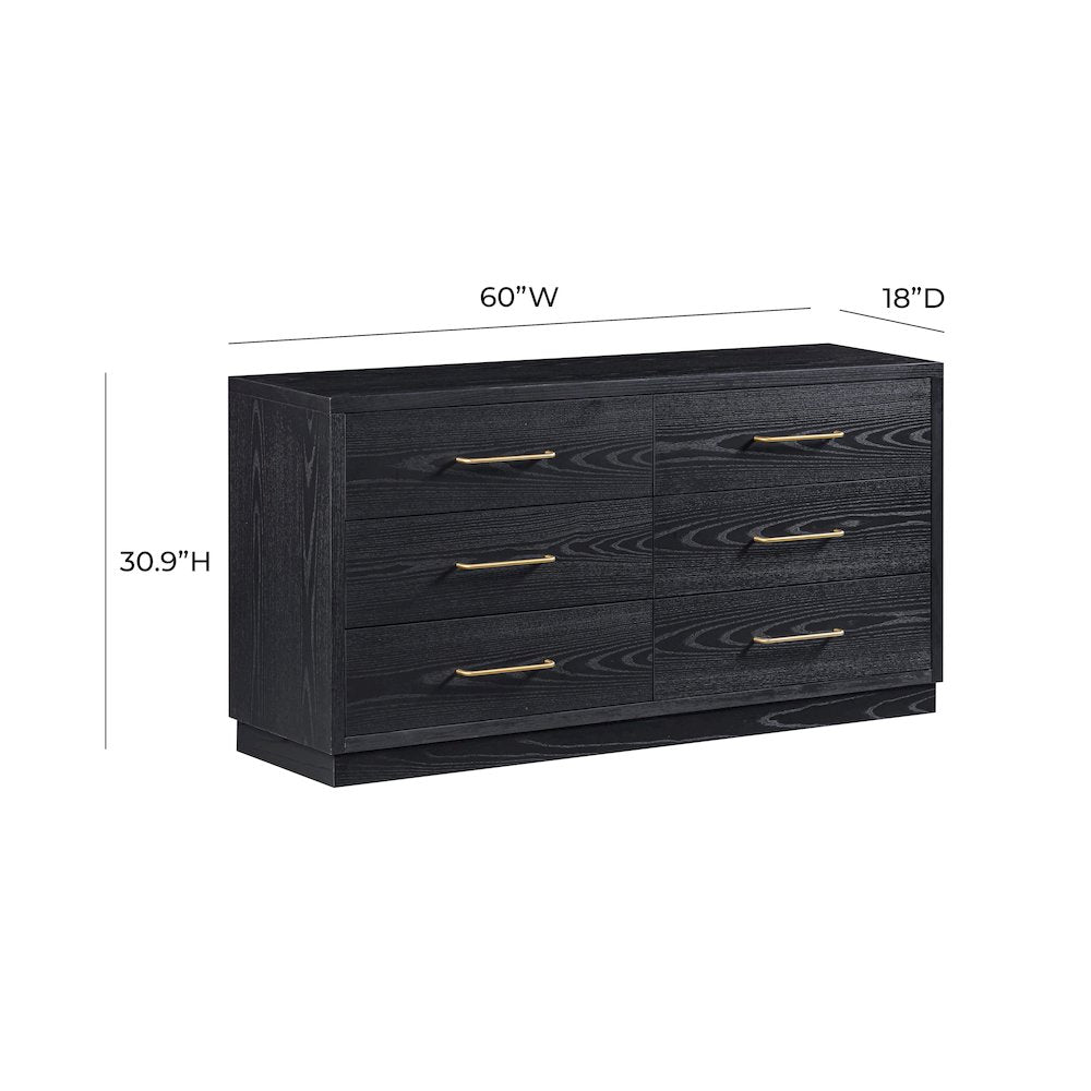 Marlow Black Wood Dresser
