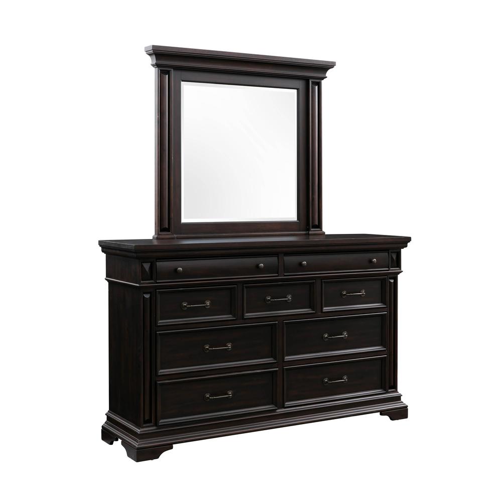 Elegant Framed Brown Mirror for Wall Decor in Contemporary Spaces