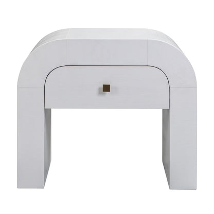 Hump White Nightstand