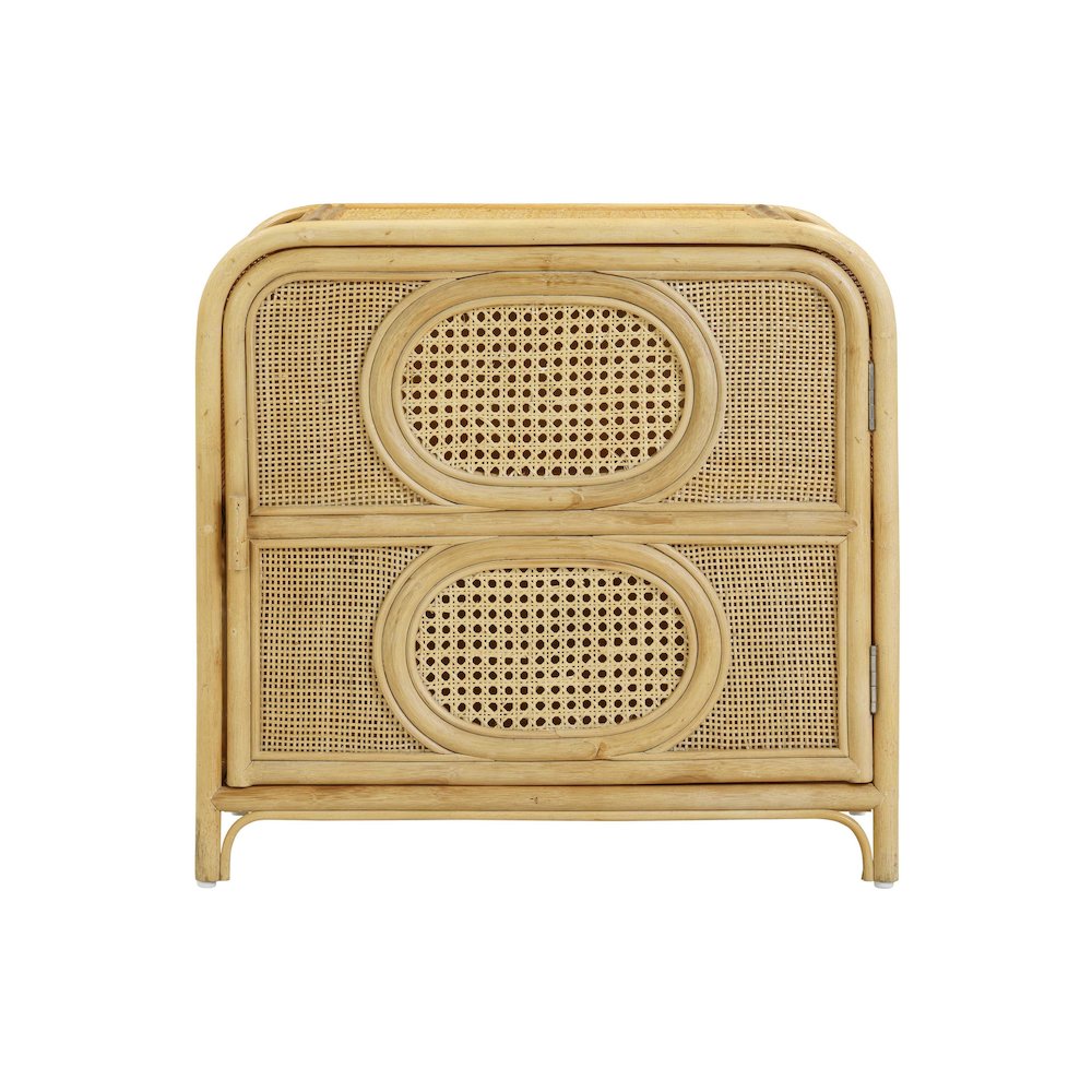 Tina Natural Rattan Nightstand