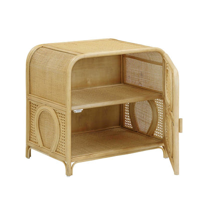 Tina Natural Rattan Nightstand