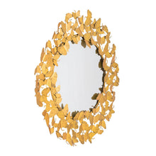 Handcrafted Gold Leaf Mirror - 36 Inch, Belen Kox