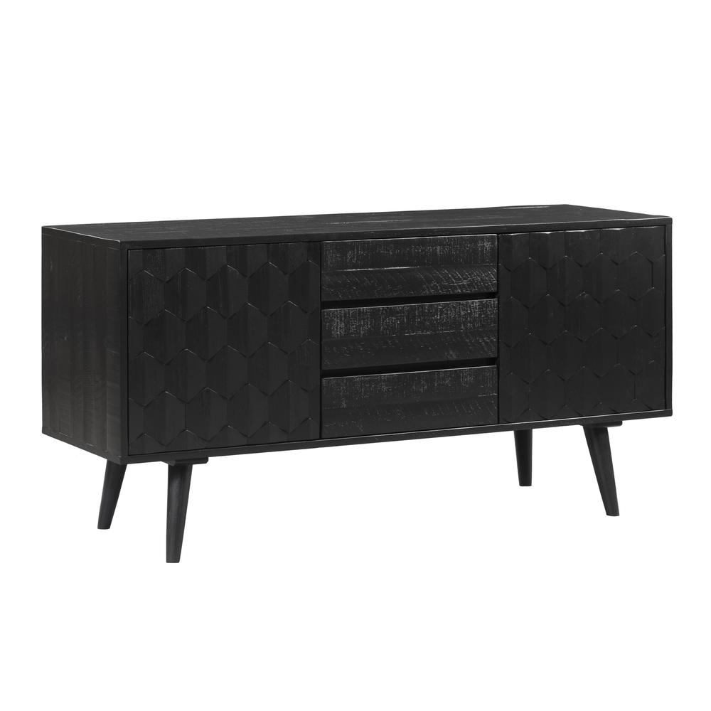 Geometric Black Buffet, Belen Kox