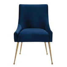 Velvet-Upholstered Accent Chair with Gold Stainless Steel Legs for Living Room