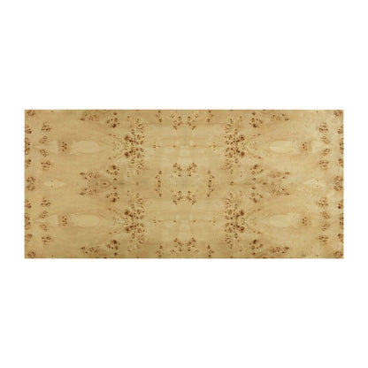 Brandyss Natural Burl Rectangular Dining Table