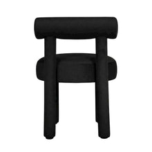 Velvet-Upholstered Dining Chair with Rubberwood Legs, Accent Chair for Bedroom