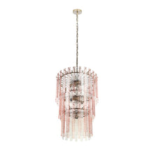 Elegant Pink Acrylic Chandelier, Belen Kox