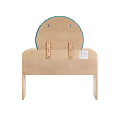 Moonrise Natural Ash 2-Drawer Vanity Desk