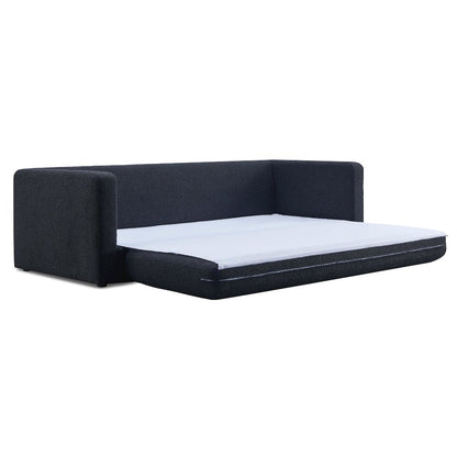 Ryan Black Boucle Sofa Bed