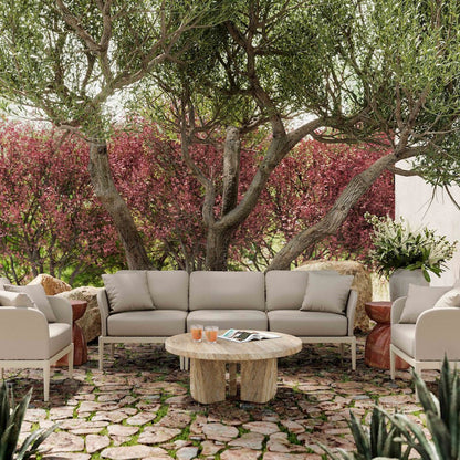 Kapri Taupe Outdoor Armchair