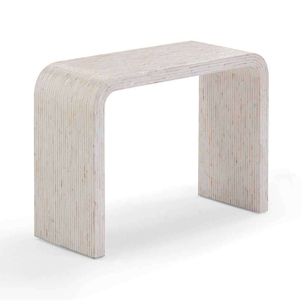 Opus Cream Capiz Shell Console Table