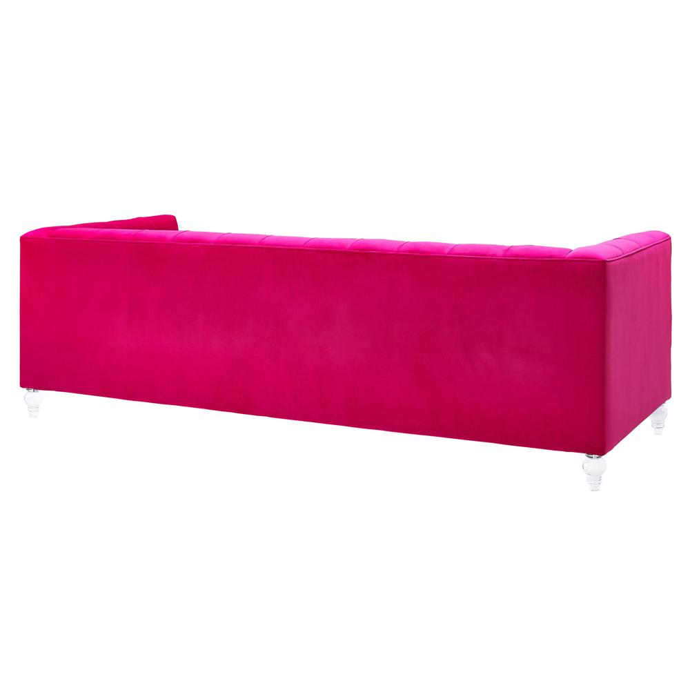 Luxe Pink Velvet Sofa, Belen Kox
