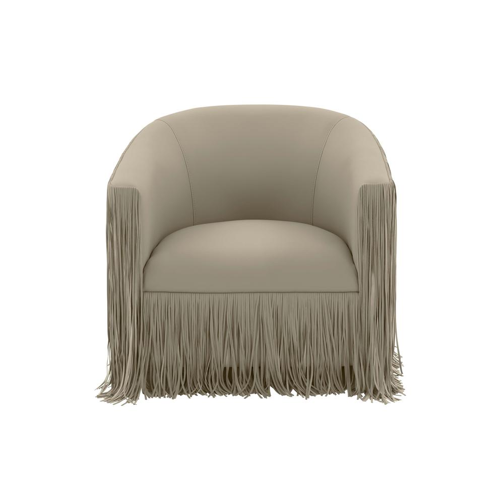 Luxe Swivel Shag Accent Chair, Belen Kox