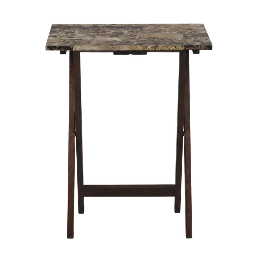 Brown, Tray Table, Removable Tray Top, Quality Build