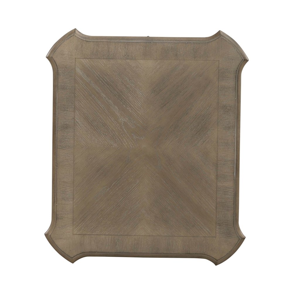 Magnolia Manor End Table in Weathered Bisque