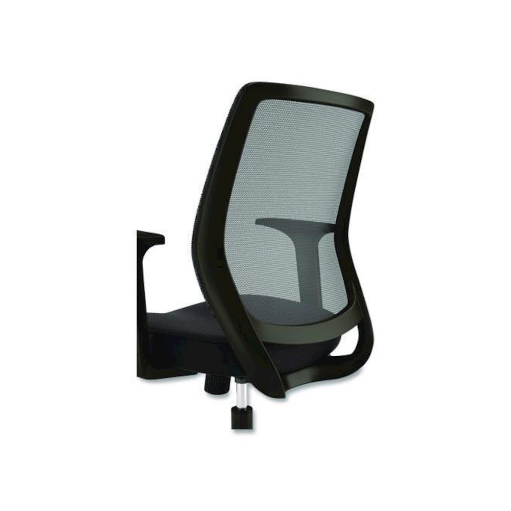 Alera Wessex Ergonomic Fabric Mesh Swivel Task Chair, Supports Up to 275lbs, 17.09 to 20.83 Seat Height, Black Seat/Back/Base