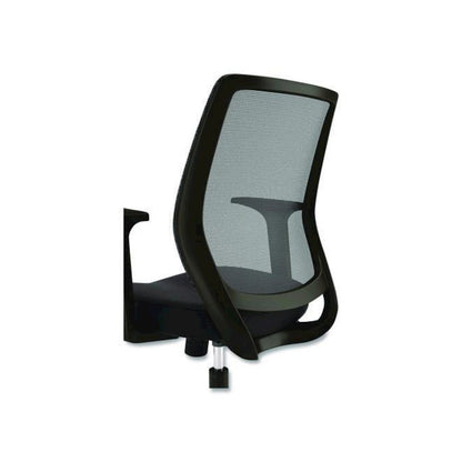 Alera Wessex Ergonomic Fabric Mesh Swivel Task Chair, Supports Up to 275lbs, 17.09 to 20.83 Seat Height, Black Seat/Back/Base