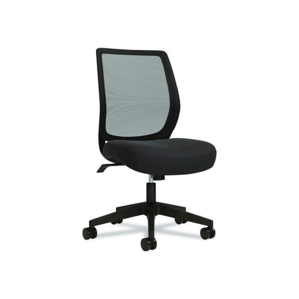 Alera Wessex Ergonomic Fabric Mesh Swivel Task Chair, Supports Up to 275lbs, 17.09 to 20.83 Seat Height, Black Seat/Back/Base
