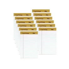 "The Legal Pad" Plus Ruled Perforated Pads with 40 pt. Back, Narrow Rule, 50 White 5 x 8 Sheets, Dozen