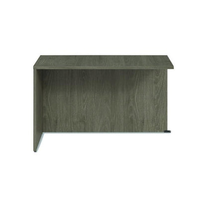 Alera Seville Series Return Shell, Reversible, 48" x 24" x 29", Walnut