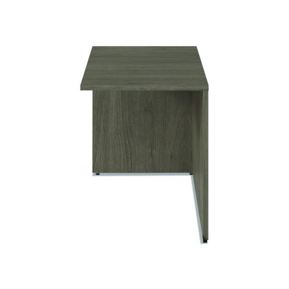 Alera Seville Series Return Shell, Reversible, 48" x 24" x 29", Walnut