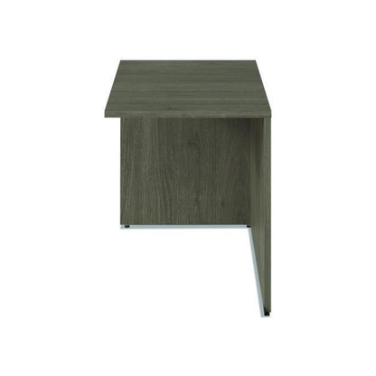 Alera Seville Series Return Shell, Reversible, 48" x 24" x 29", Walnut