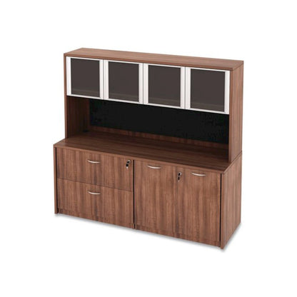 Alera Valencia Series Lateral File, 2 Legal/Letter-Size File Drawers, Modern Walnut, 34" x 22.75" x 29.5"