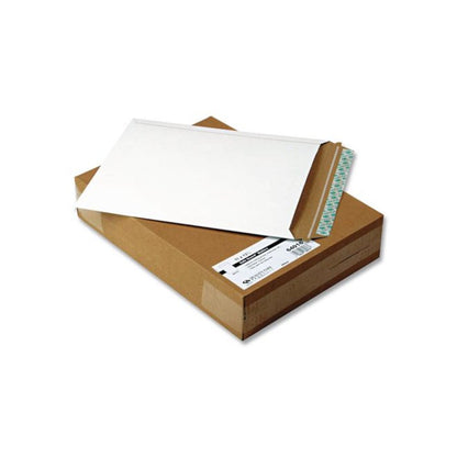 Photo/Document Mailer, Cheese Blade Flap, Redi-Strip Adhesive Closure, 11 x 13.5, White, 25/Box