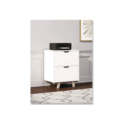 Whitney 2-Drawer Lateral File Cabinet, Letter/Legal Size File Drawers, 23.75" x 20" x 31.25", White