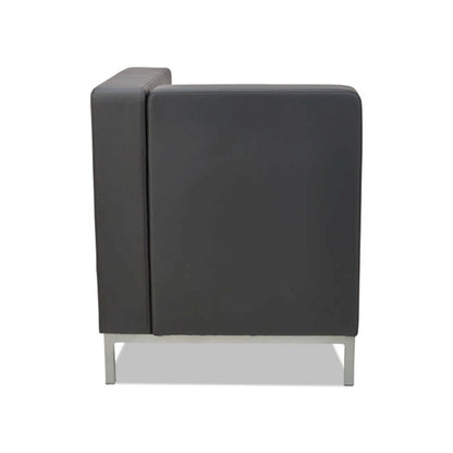 Alera QUB Series Corner Sectional, 26.38" x 26.38" x 30.5", Black
