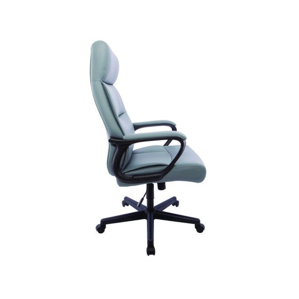 Alera Oxnam Series High-Back Task Chair, Supports Up to 275 lb, 17.56 to 21.38 Seat Height, Gray Seat, Gray Back, Black Base