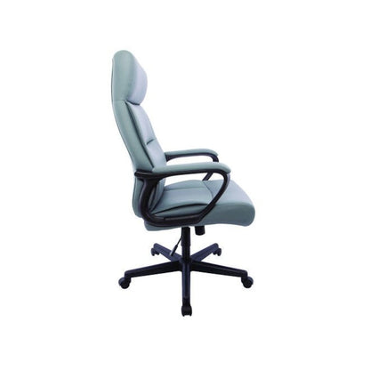 Alera Oxnam Series High-Back Task Chair, Supports Up to 275 lb, 17.56 to 21.38 Seat Height, Gray Seat, Gray Back, Black Base