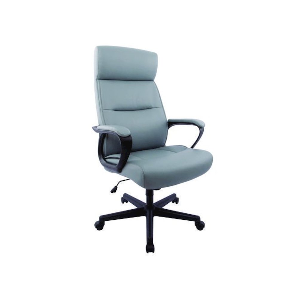 Alera Oxnam Series High-Back Task Chair, Supports Up to 275 lb, 17.56 to 21.38 Seat Height, Gray Seat, Gray Back, Black Base