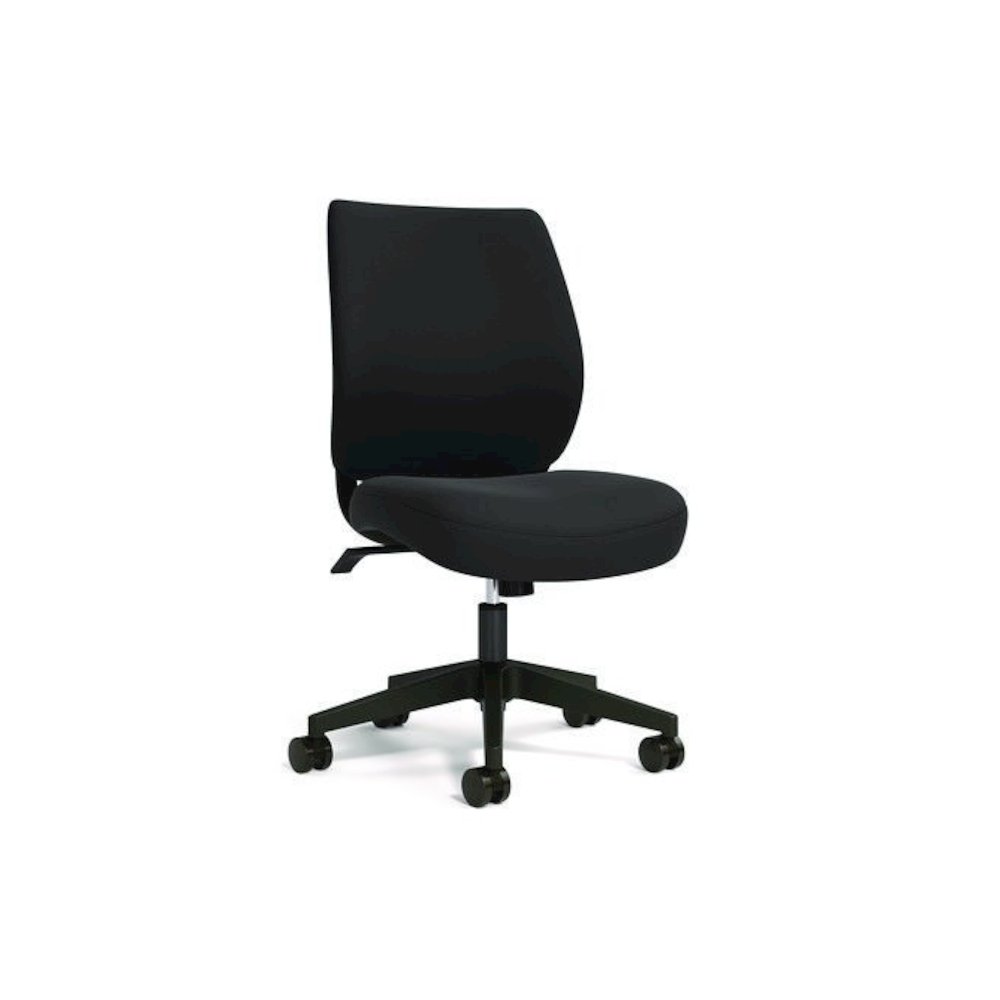 Alera Wessex Ergonomic Fabric Task Chair, Supports Up to 275 lb, 17.13 to 20.83 Seat Height, Black Seat/Back, Black Base